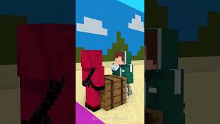 SquidgameSlap challenge4 Friends vs SoldiersMinecraft Shortssquidgame minecraft funnyanimation [upl. by Stefan]