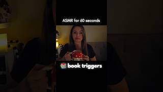 🎤 👂1 min of bookish 📖 aSmR triggers tappinggrippingsoft spoken bookasmr asmrbooks books asmr [upl. by Nyar]