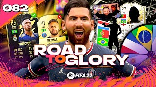 The most INSANE ICON ROULETTE Ive ever done FIFA 22 Road to Glory 82 [upl. by Alidus811]