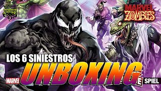 UNBOXING de los 6 SINIESTRO para MARVEL Zombies [upl. by Keynes652]