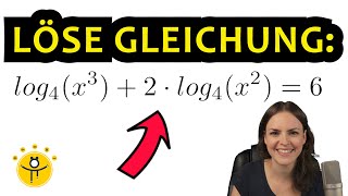 Logarithmengleichung lösen – LOGARITHMUS Gleichung nach x auflösen [upl. by Bundy]