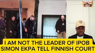 SIMON EKPA ARRÈSTÈD SENT TO PRSON IN FINLAND AS HE DENY BEING THE PRIME MINISTER OF BIAFRA IN COURT [upl. by Drofub]