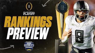 College Football Playoff Rankings Preview Saturday recap and LOOKAHEAD  Inside College Football [upl. by Anyk]