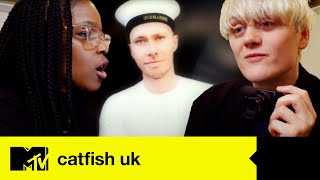 Julie Adenuga And Oobah Butler Get To Know Emma And Harlins Story  Catfish UK [upl. by Aiekal917]