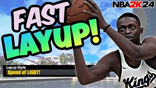 This Layup is TOO QUICK Best Layup Packages NBA 2K24 [upl. by Llekcm944]