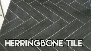 HERRINGBONE PLANK TILE HERRINGBONE TILE FLOOR PATTERN [upl. by Pazia287]