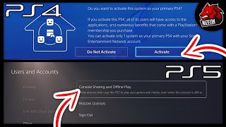 HOW TO SHARE YOUR GAMESDLC amp PLAYSTATION PLUS WITH OTHER USERS [upl. by Adnak]