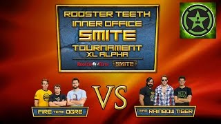 Rooster Teeth InterOffice SMITE Tournament Fire Team Ogre VS Team Rainbow Tiger [upl. by Eillac]