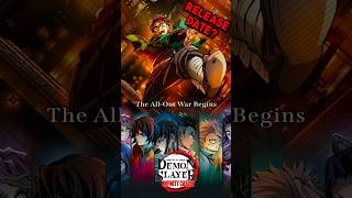 Demon Slayer Season 5 Release Date [upl. by Aiekahs766]