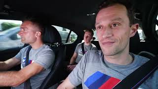 BMW UK  Colin Turkington Stephen Jelley and Adam Morgan try out BMW Proactive Care BMW BTCC [upl. by Hadias]