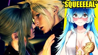 Final Fantasy fangirl watches Cloud falling in love with Aerith for 14 minutes straight My hEART [upl. by Fromma]