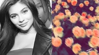 Travis Scott Surprises Kylie Jenner with Roses to Celebrate a Month Since Stormis Birth [upl. by Campball]