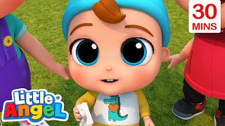 Aprendiendo como estornudar🤒 Sneeze Song  Canciones para aprender Inglés🎵 Little Angel Español [upl. by Shimkus]