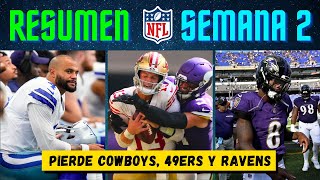 RESUMEN ¿Qué pasó en Semana 2 NFL 2024 [upl. by Atsirc]