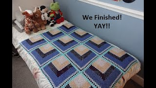 3D Mitred Granny Square CAL  How to join the squares Ep 10 [upl. by Eberhart]