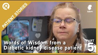 Words of wisdom from diabetic kidney disease patient Jodi in Whitehorse in the Yukon [upl. by Mw595]