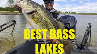 Five GREAT Bass Fishing Lakes [upl. by Wadleigh]