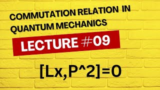 Commutation relation in quantum mechanicsangular momentum and linear momentum commutator LxP20 [upl. by Dorina256]