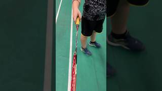 Master the Perfect Badminton Grip 🏸 how to hold Badminton grip badmintoncoach badmintonindia [upl. by Adachi]