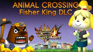 MH4U Monster Hunter 4 Ultimate Tutorial  DLC Animal Crossing Fisher King [upl. by Nahsyar]