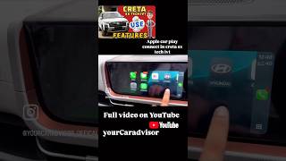 Creta sx tech ivt 2024 Apple car play connect in 10 inch music system  Easy way [upl. by Pease]