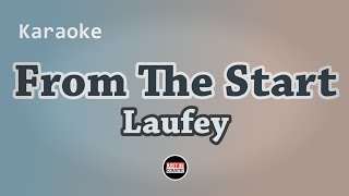 Laufey  From The Start Karaoke [upl. by Hannala]