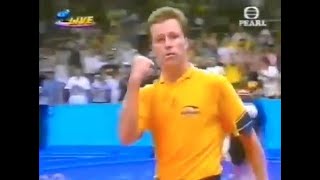 JO Waldner vs V Samsonov 2000 MATCH POINT [upl. by Ayet]