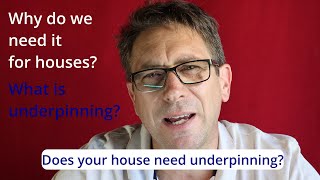 What is Underpinning What is the purpose of underpinning How does underpinning a house work [upl. by Geneva221]