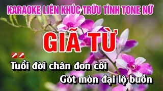 Karaoke Liên Khúc Trữ Tình Tone Nữ Nhạc Sống Dễ Hát  Giã Từ  Nguyễn Linh [upl. by Pugh228]