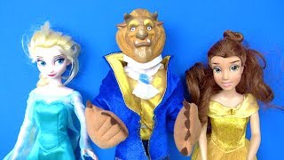 Frozen Elsa Neden Prensi Canavara dönüştürdü Prenses Bella Niloya Heidi ne yapacak Aldırma Şarkısı [upl. by Chance]