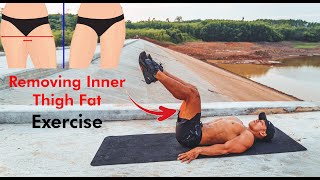 Removing inner thigh fat  Do the 15 day routine and feel it [upl. by Ahtar493]