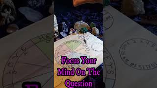 ASK a YES or NO QUESTION  Question 4 Pendulum Lithomancy Reading shorts [upl. by Erdna977]