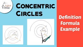 Concentric Circles  Definition  Formula  Example [upl. by Drof4]