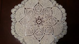 Crochet Doily  Dove Doily Part 3  Final Part [upl. by Adimra480]