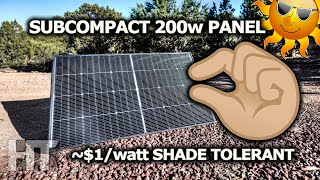 BougeRV NType TOPCon 200w Bifacial Shade Tolerant Compact Solar Panel [upl. by Llerroj]