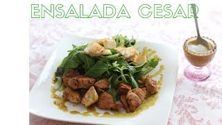 Ensalada Cesar  ensalada cesar con pollo  Realmente Delicioso [upl. by Acyssej891]