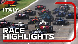 Race Highlights  2022 Italian Grand Prix [upl. by Araik]