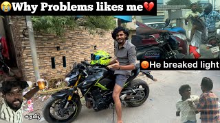 😭Why problems likes me💔😡He breaked our car Headlight😰 TTF  Tamil [upl. by Phyllis]