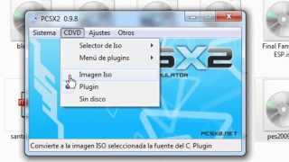 como crear imagen iso y jugar de lectora pcsx2 emulador ps2 playstation2 [upl. by Haissi]