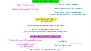 Effect of Thyroid hormone on heart lungs GIT CNS Chapter 77 part 6 Guyton and Hall Physiology [upl. by Hnim]