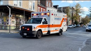 City of Allentown paramedics medic 1 responding [upl. by Petrick]