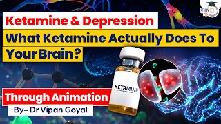 Ketamine amp Depression l What Ketamine Actually Does To Your Brain l Reason of Matthew Perrys Death [upl. by Leamaj]