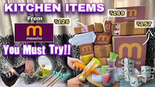 13 Meesho Kitchen Items You Must Have 😍Part1  Meesho Kitchen Finds [upl. by Aillimac]