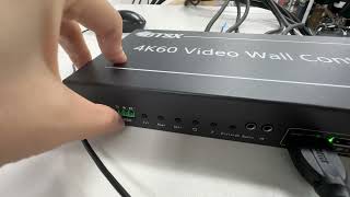 BITVWC206MV 2 in 6 out 4K60 video processorvideo wall controller [upl. by Miett865]