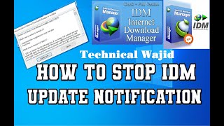 How to stop idm update notification  2024 [upl. by Yatzeck]