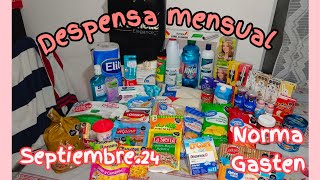 ✅ DESPENSA MENSUAL 🛒 SEPTIEMBRE24🛒😉🛒 [upl. by Nitaj]