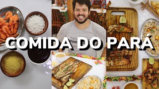 COMILANÇA FEROZ PARAENSE  PIRARUCU NA BRASA TACACÁ AÇAÍ MANIÇOBA ETC [upl. by Charline]