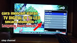 CARA MENCARI SIARAN DIGITAL DI TV LED TERBARU 2023cara scan otomatis channel tv digital Sharp [upl. by Zanlog]