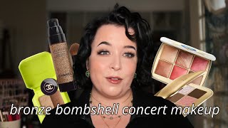 bronzey bombshell concert makeup for the tall irish man from the woods [upl. by Odnam]