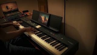 The Mandalorian  Main Theme Patrik Pietschmann Piano Version  Roland FPE50 [upl. by Alwitt]